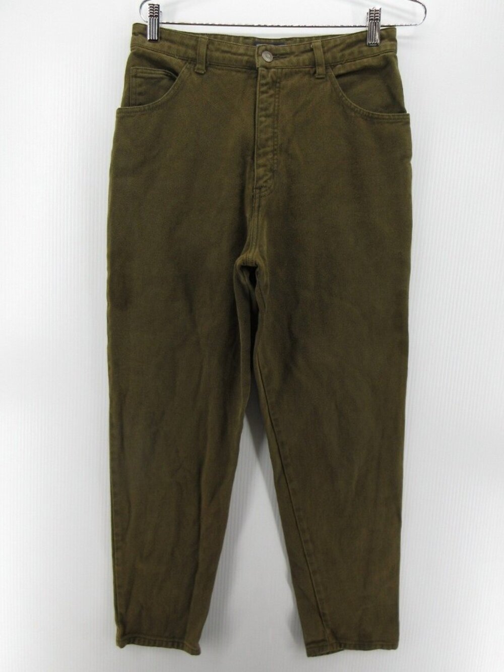 VINTAGE GAP Jeans 11 12 Olive Mom High Rise Tapered Denim 90s *